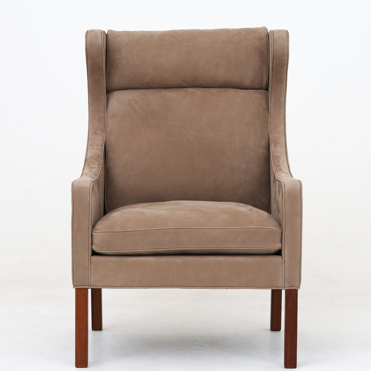 BM 2204 - 'Wing-back chair' in Royal Nubuck
