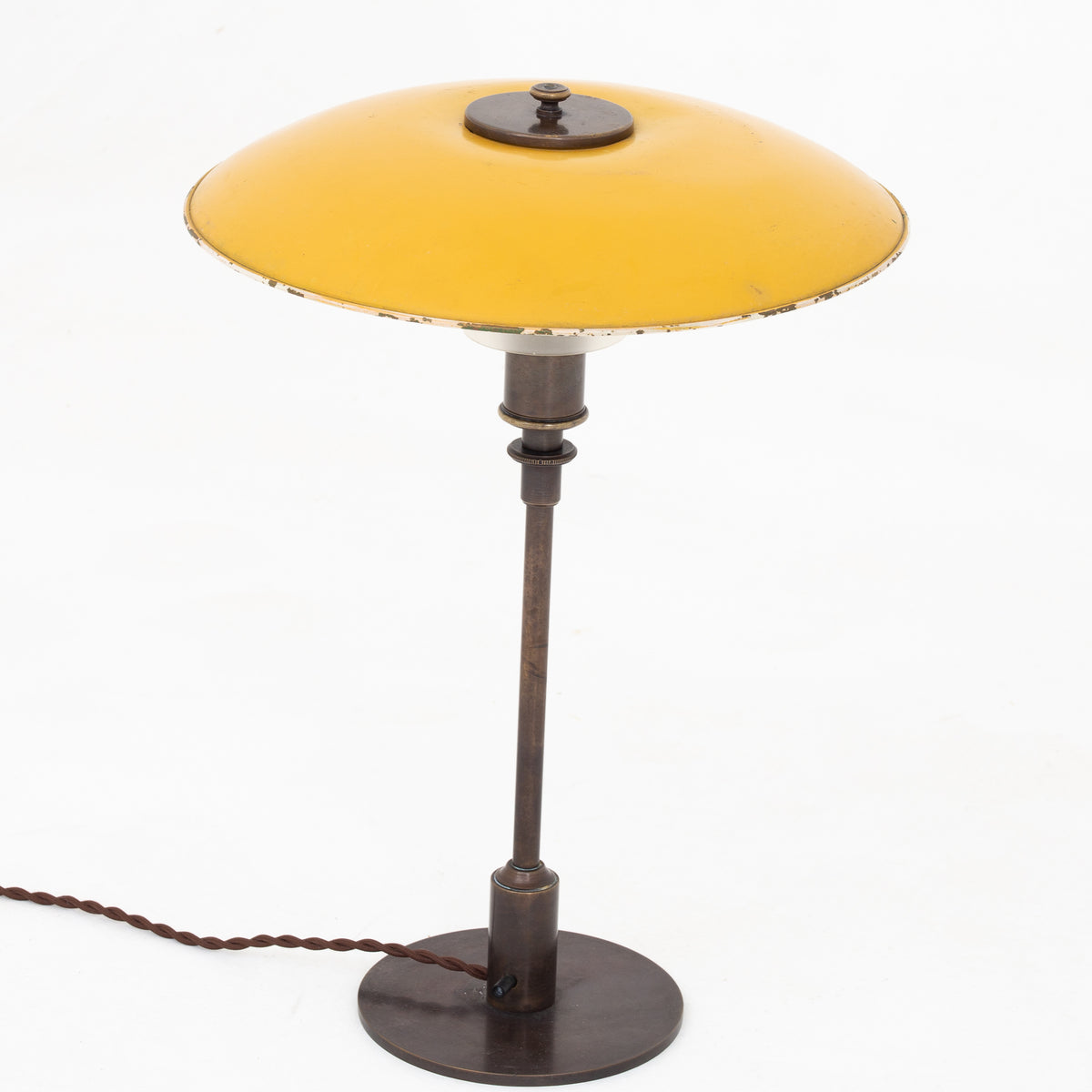 PH 3,5/2 - Table lamp in browned brass