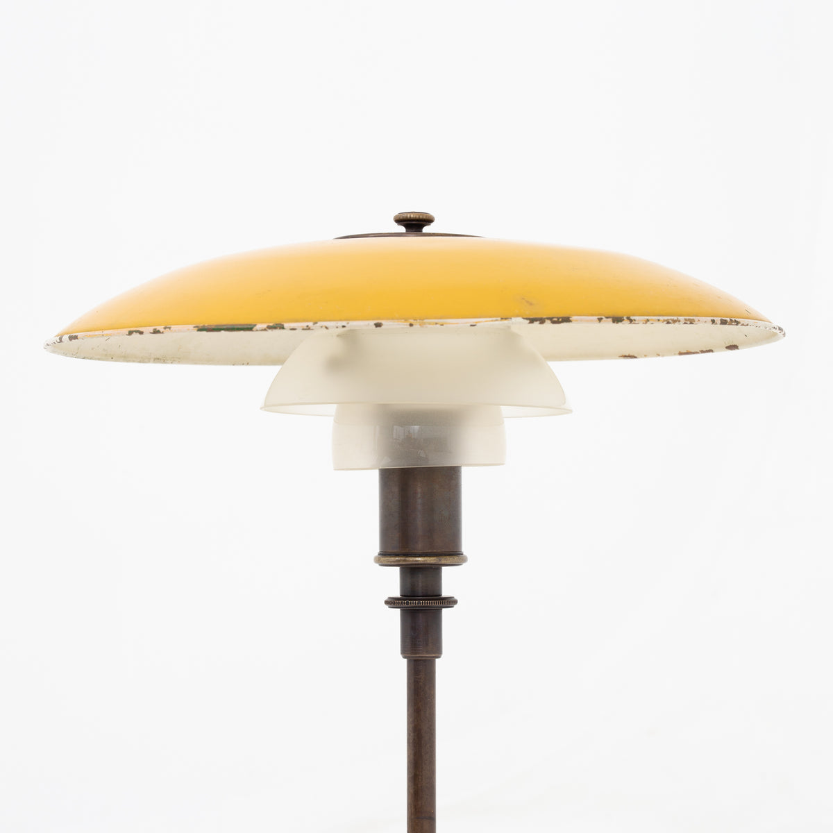 PH 3,5/2 - Table lamp in browned brass