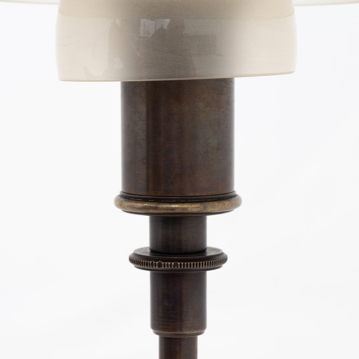 PH 3,5/2 - Table lamp in browned brass
