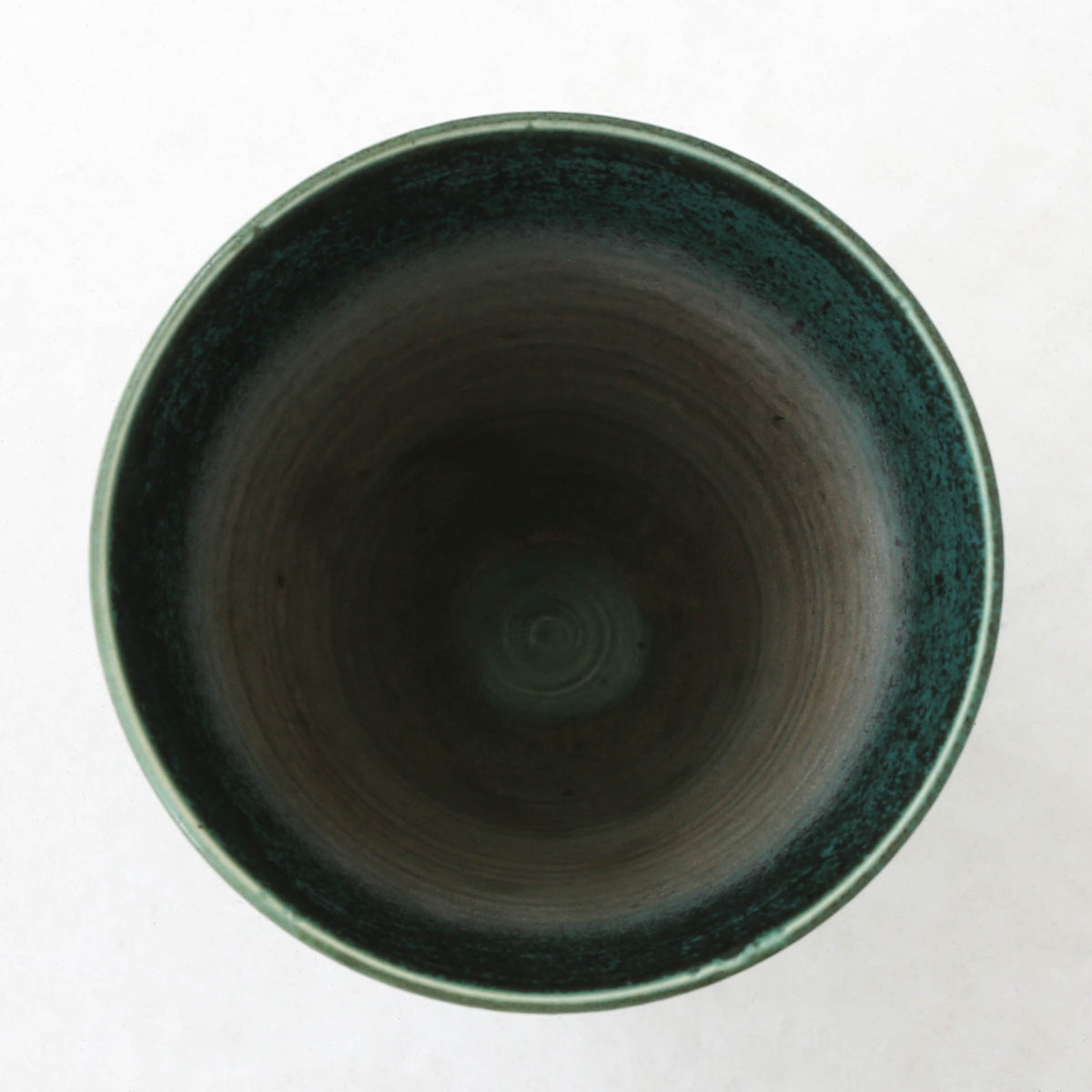 Vase w. green glaze