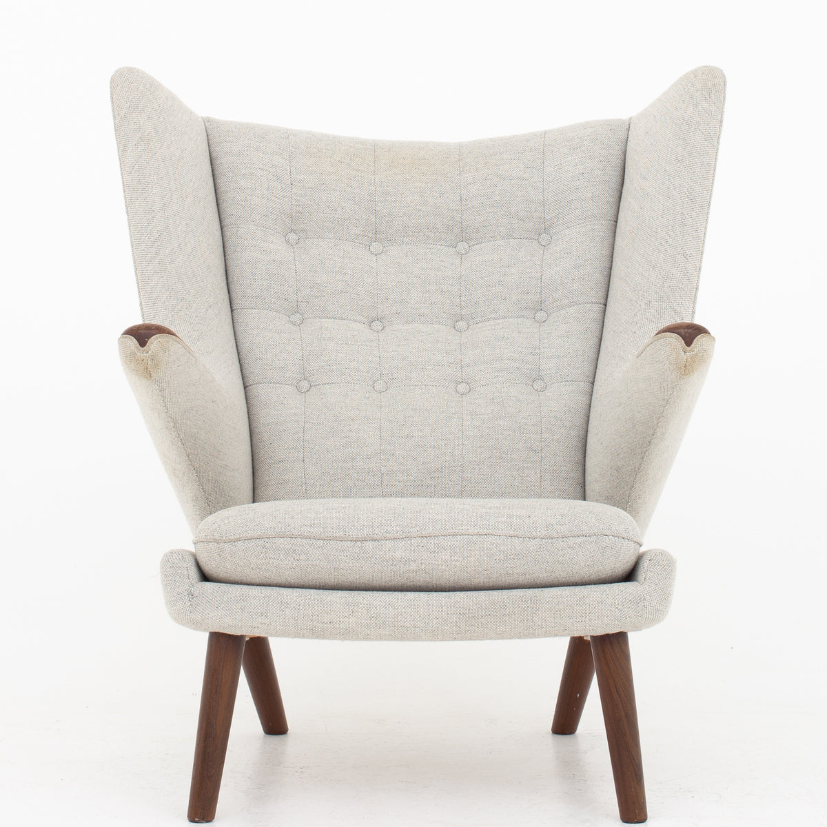 AP 19 - Papa Bear in light grey wool