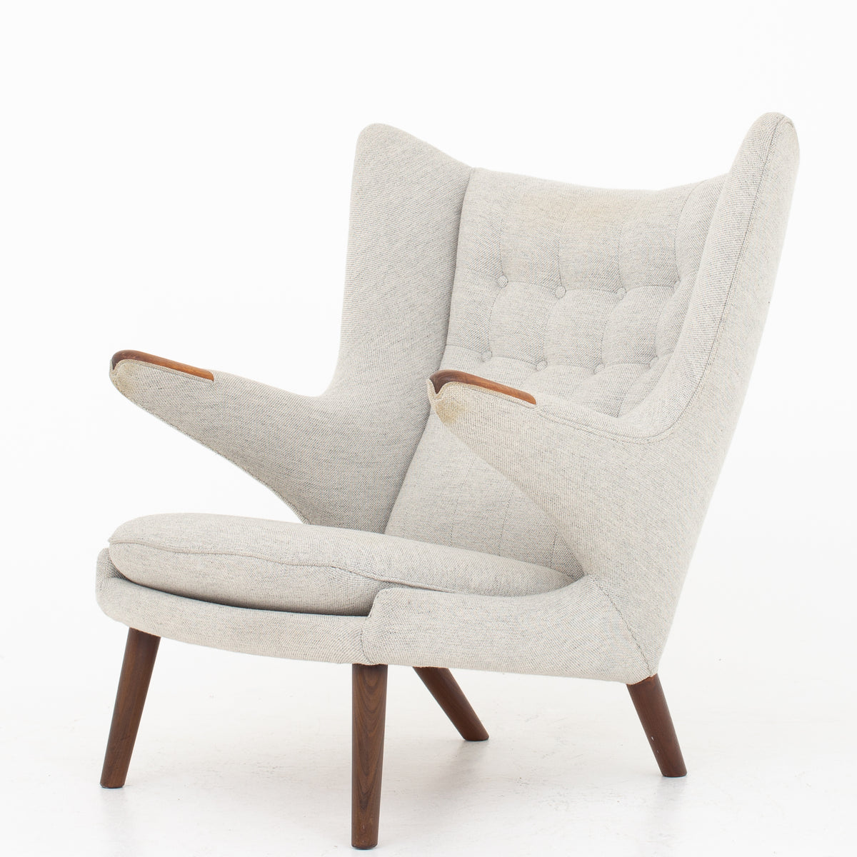 AP 19 - Papa Bear in light grey wool