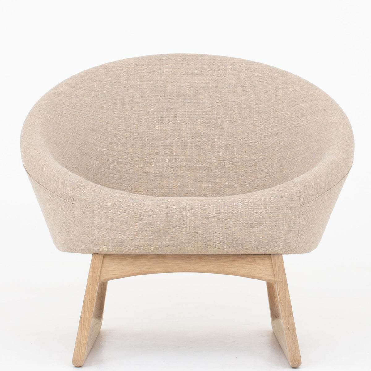 57A - Tub chair in light wool