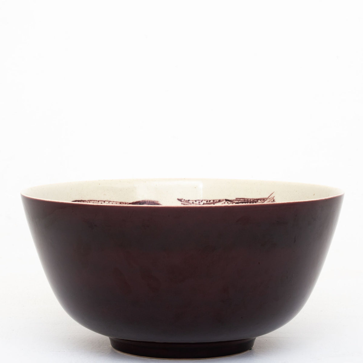 Large bowl in faience