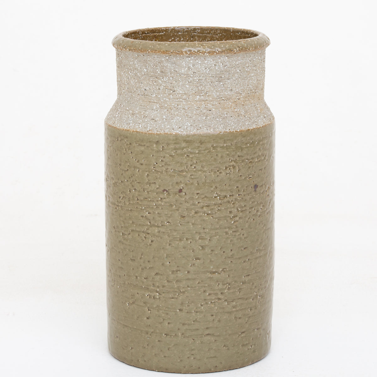 Pair of large jars in stoneware