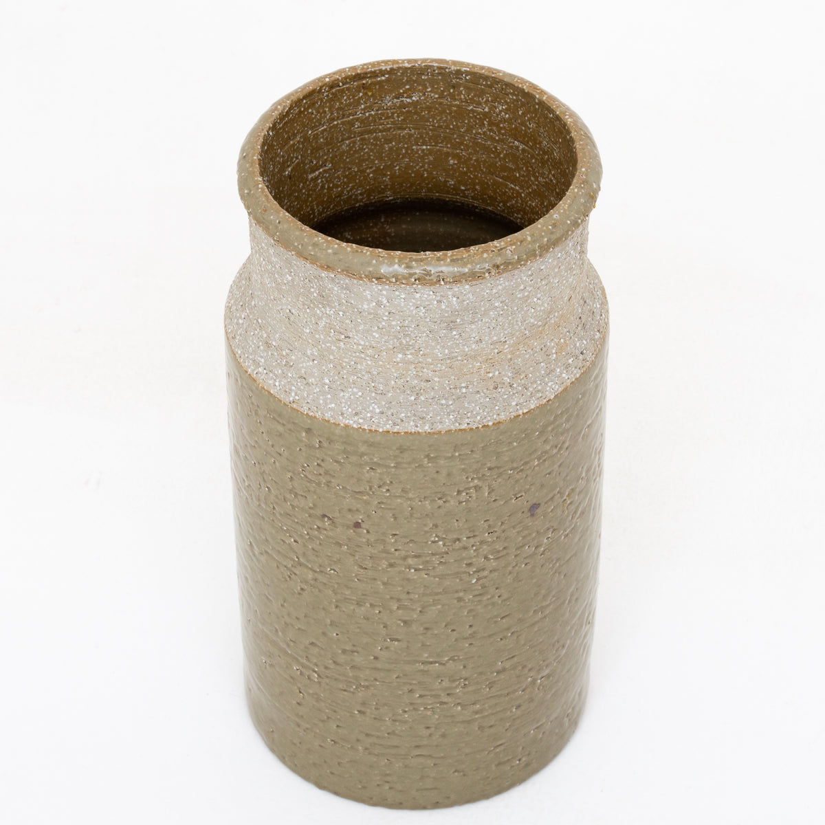 Pair of large jars in stoneware