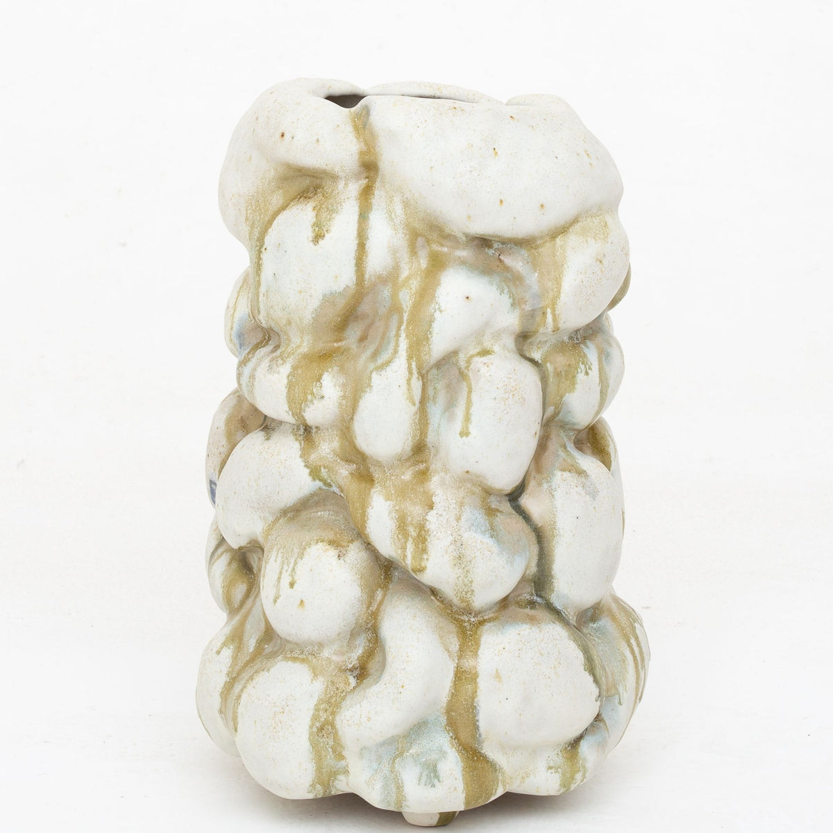 Organic stoneware vase