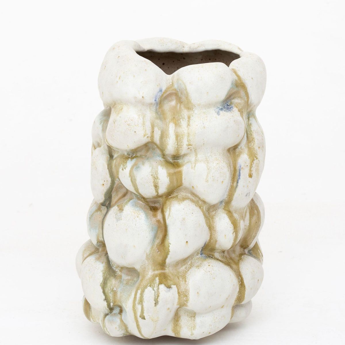 Organic stoneware vase
