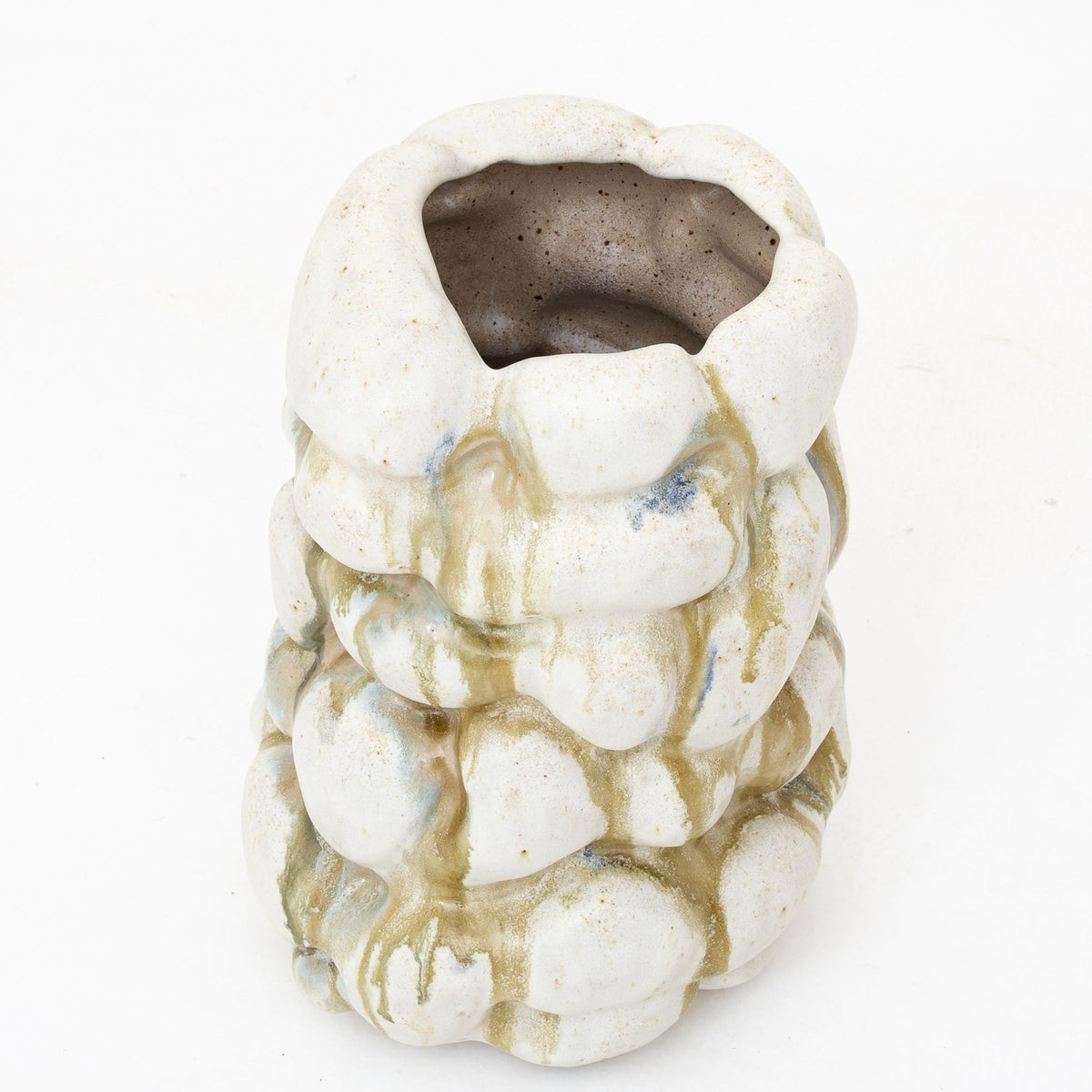 Organic stoneware vase