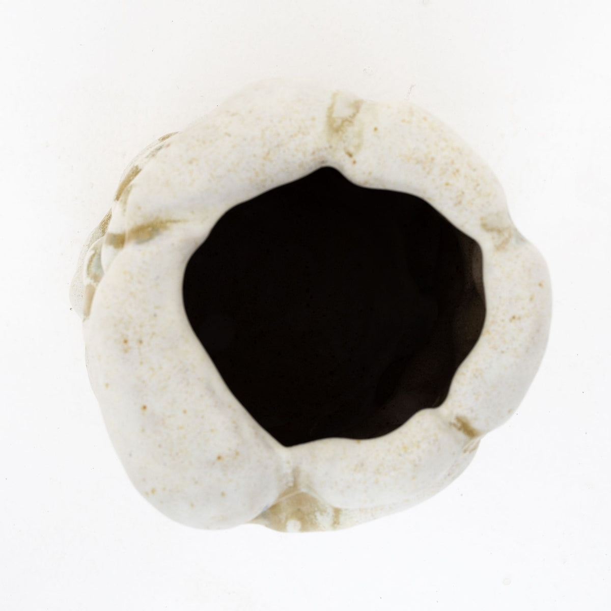 Organic stoneware vase