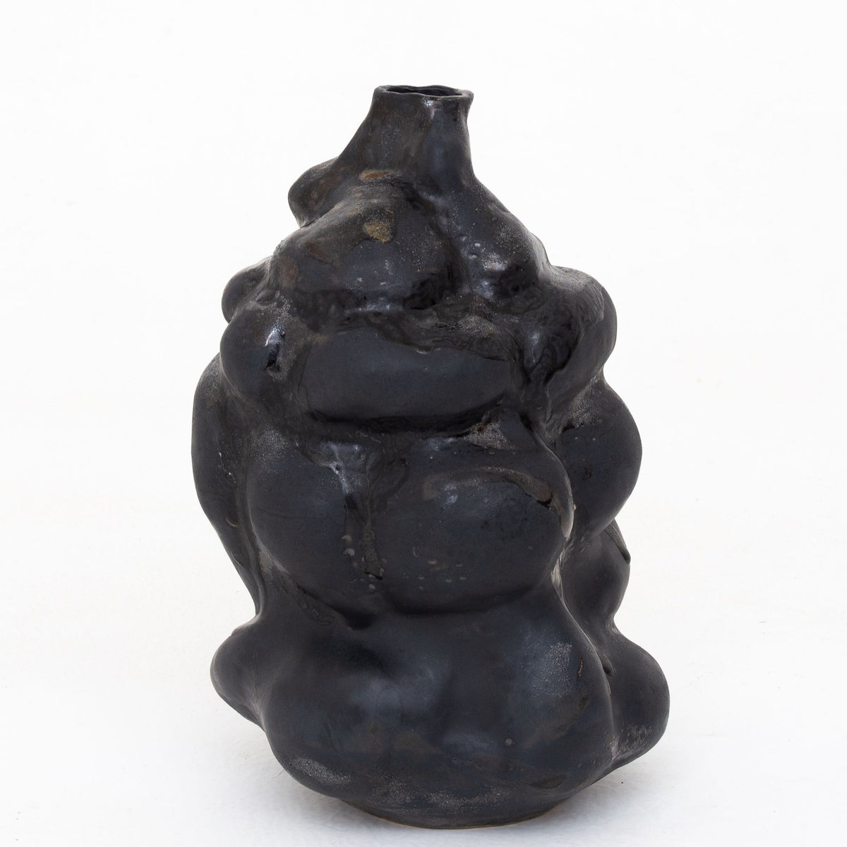 Organic vase in stoneware