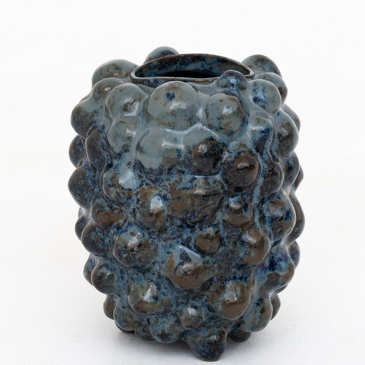 Organic vase in stoneware