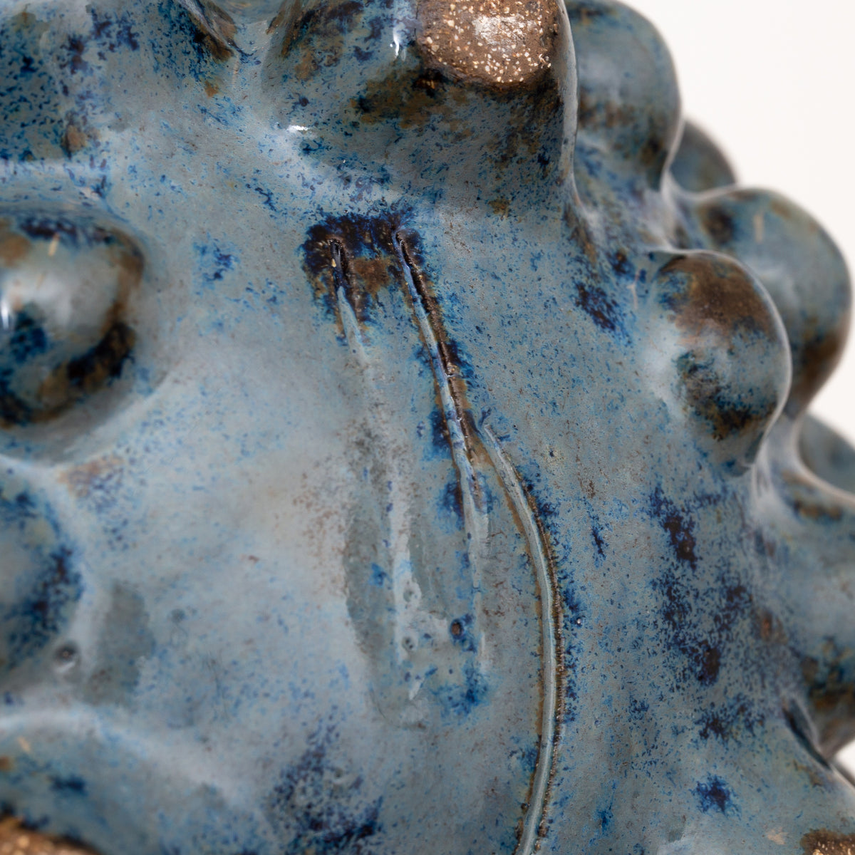 Organic vase in stoneware