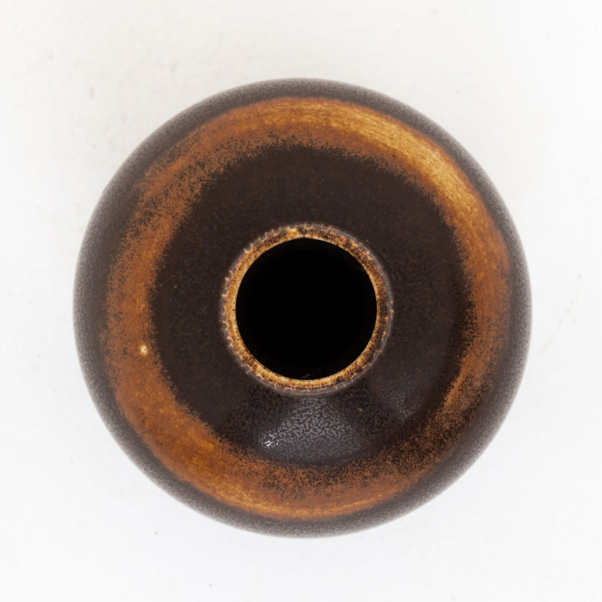 Calabash-shaped vase in stoneware