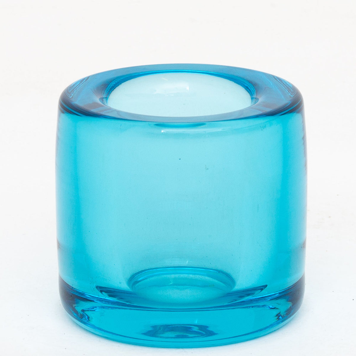 Vase in blue glass