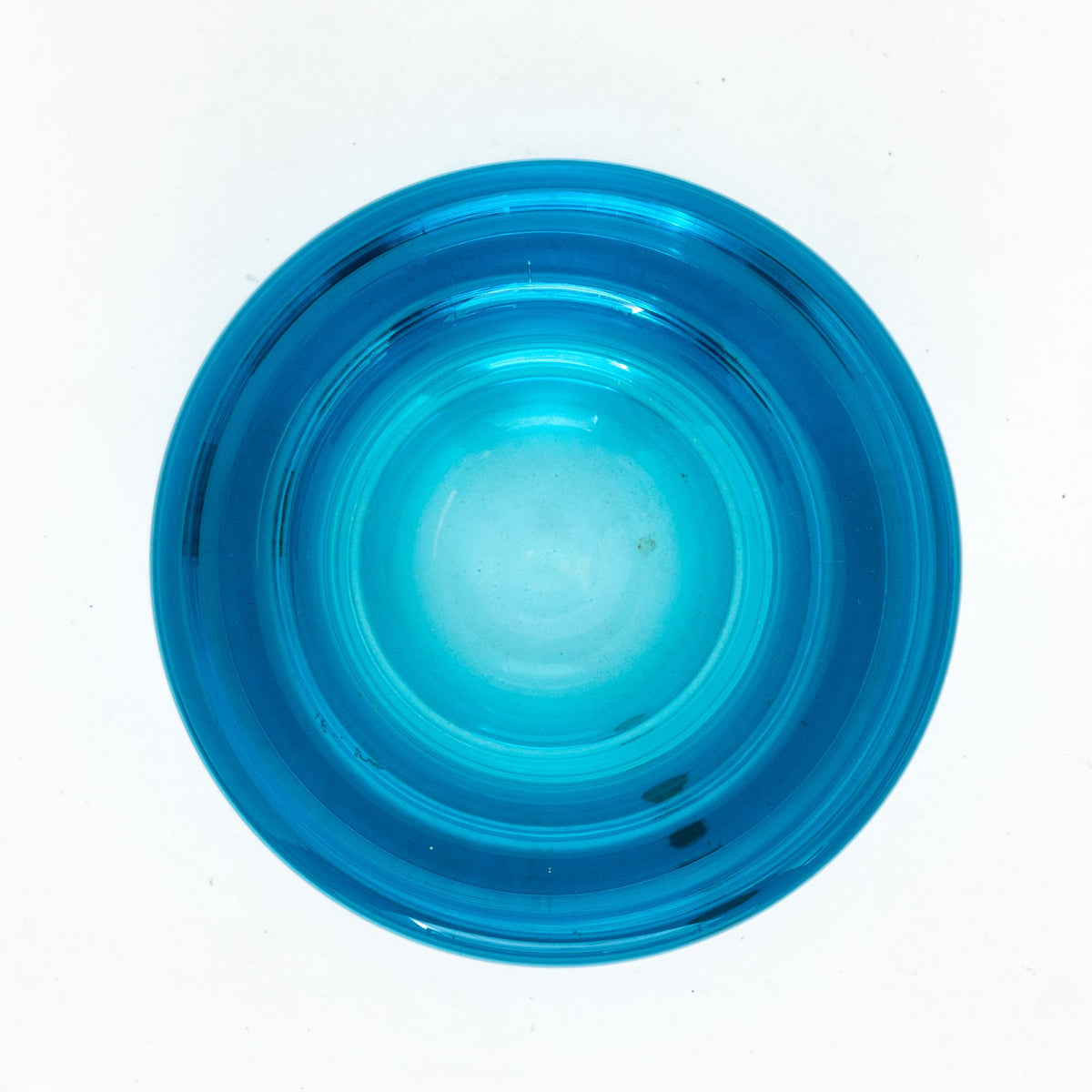 Vase in blue glass