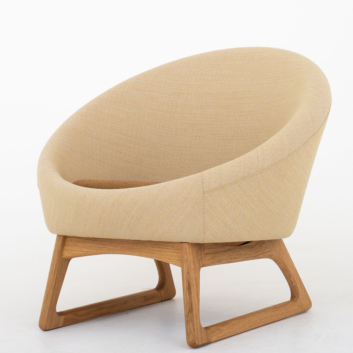 Tub Chair in light wool