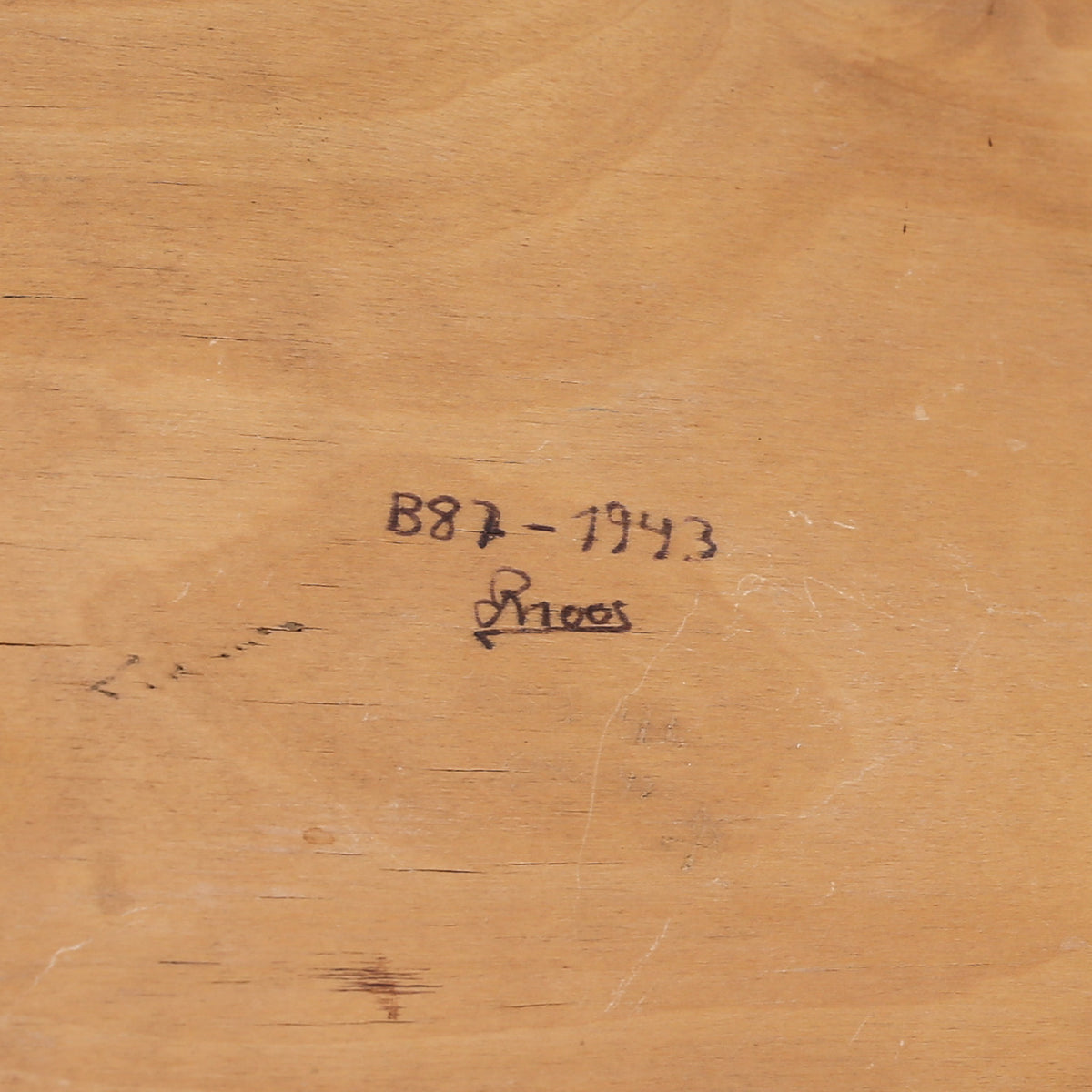 Rare coffee table in oak