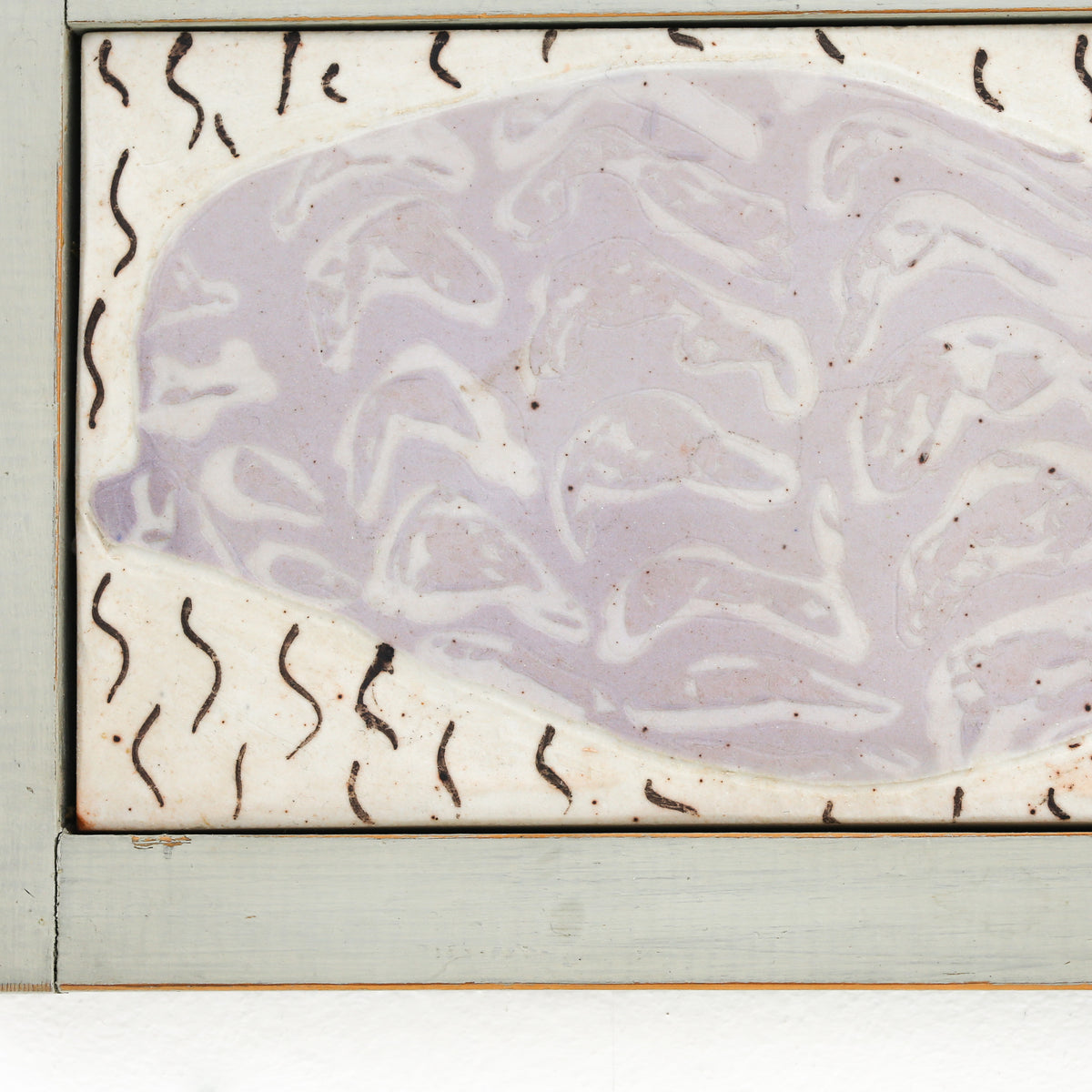 Relief of porcelain tiles