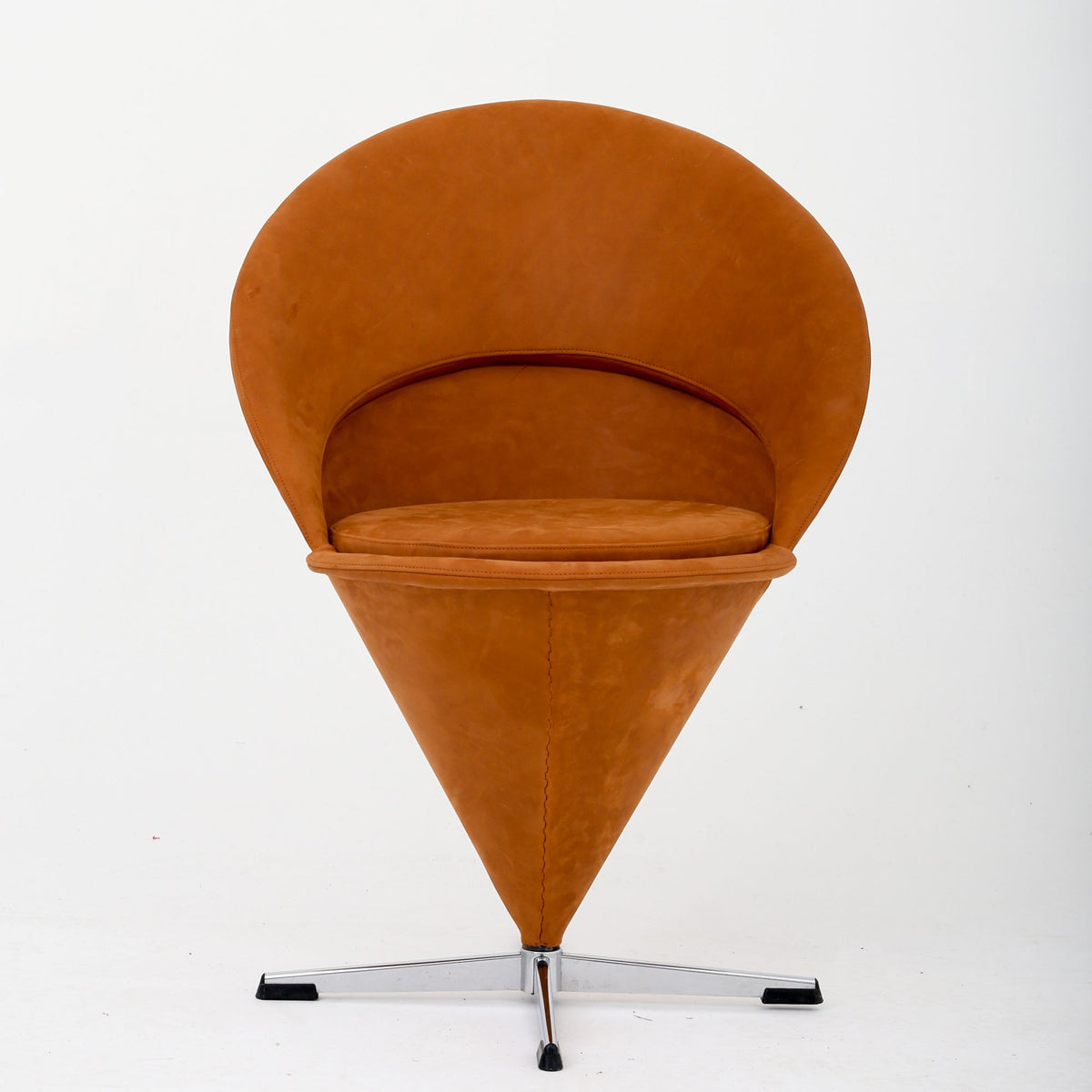 Cone Chair in cognac leather