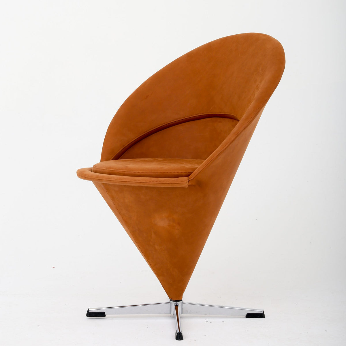 Cone Chair in cognac leather
