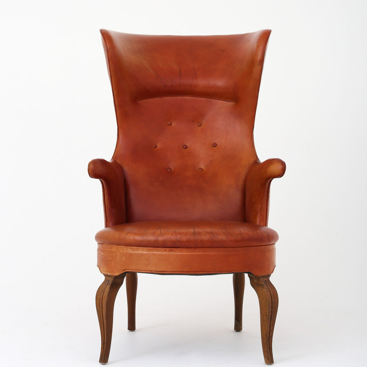 A pair of rare 'Wingback' armchairs