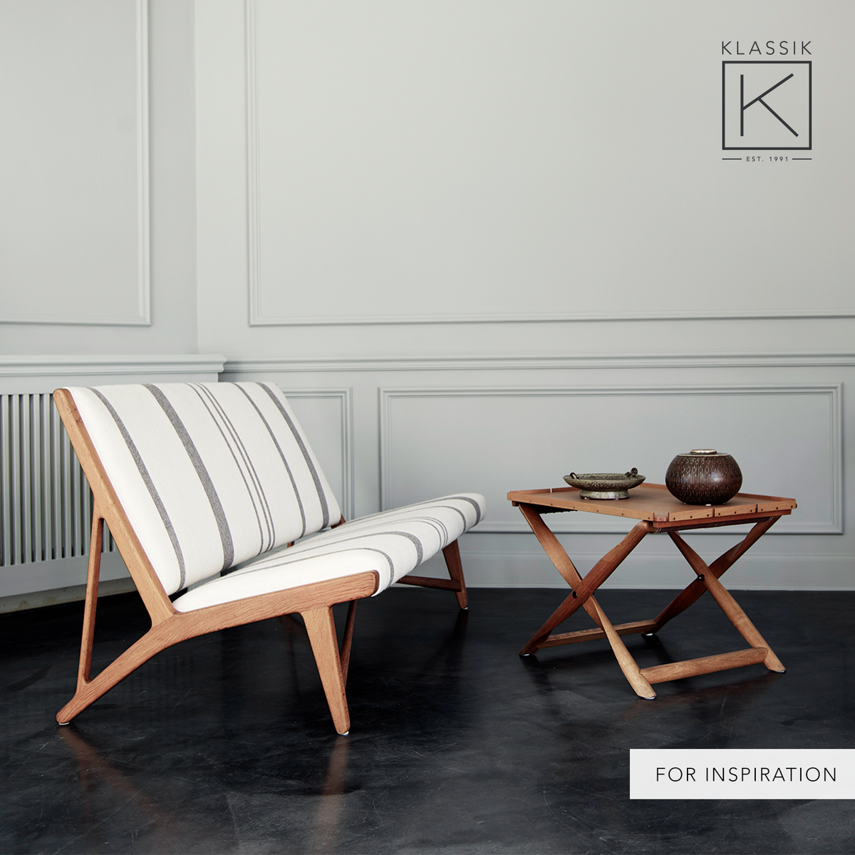 JH 555 - 'American Bench' in oak