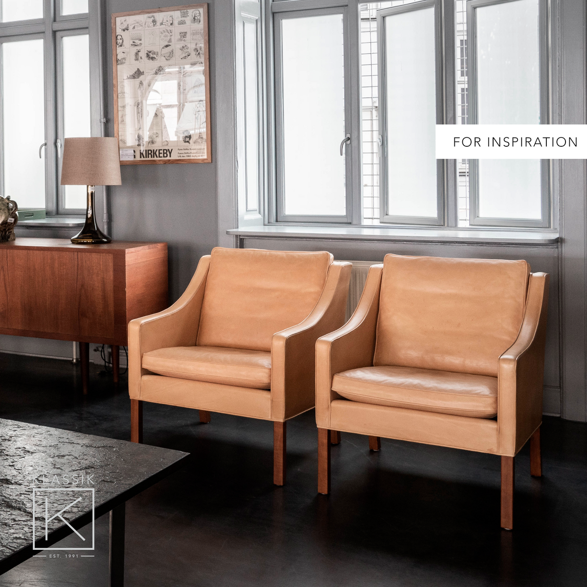 BM 2207 - Easy chair in new textile