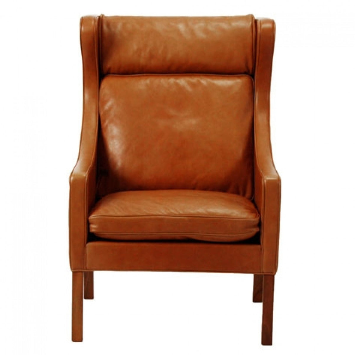 BM 2204 - 'Wing back chair' in Envy Cognac