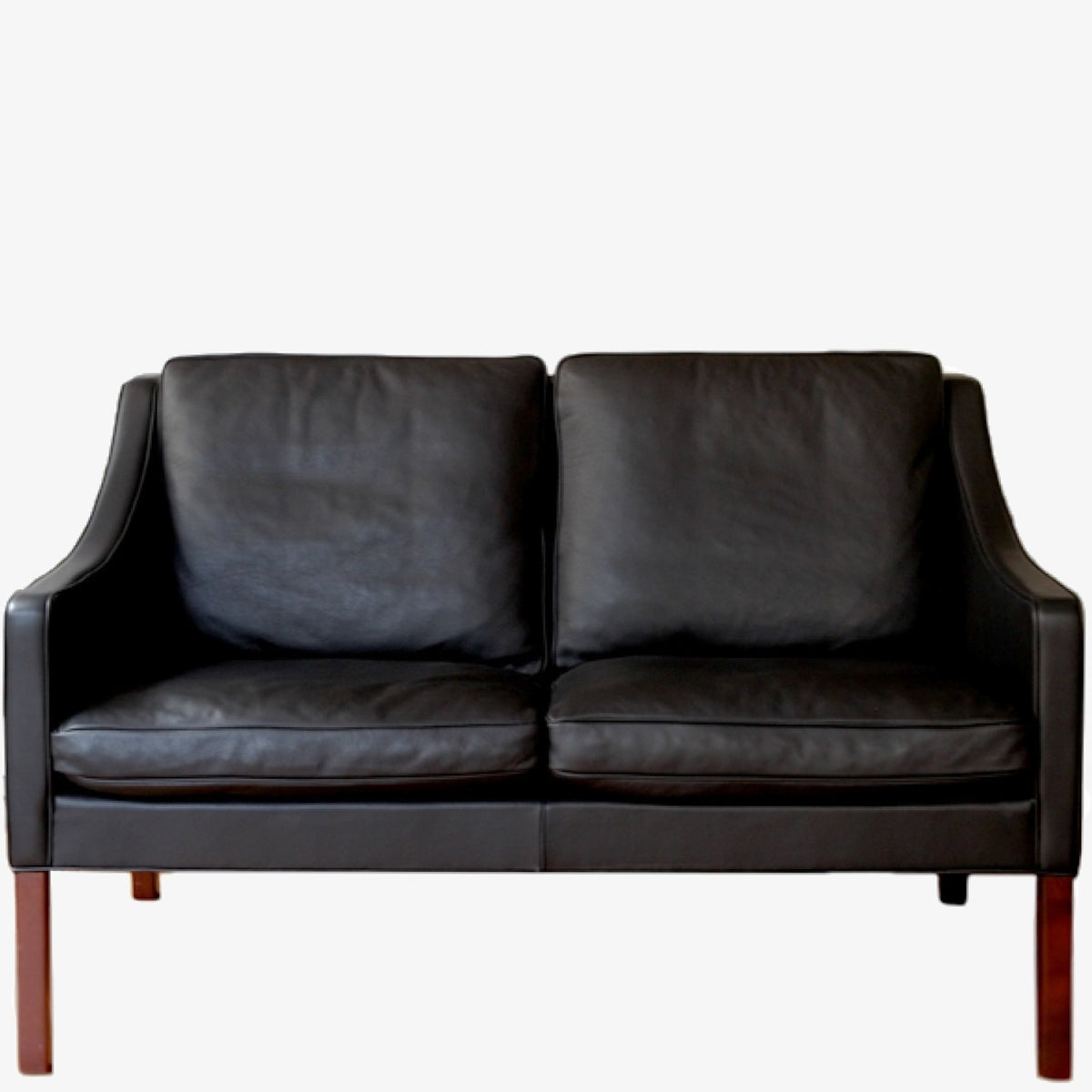 BM 2208 - 2 pers. sofa i sort Prestige-læder