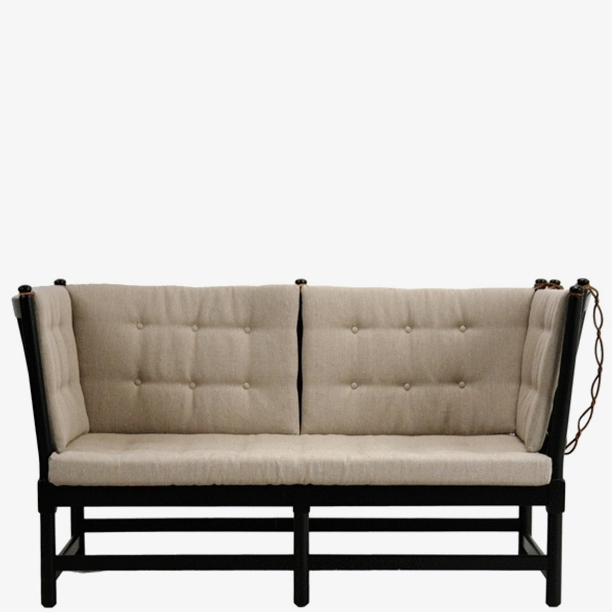 BM 1789 - Reupholstered spoke back sofa