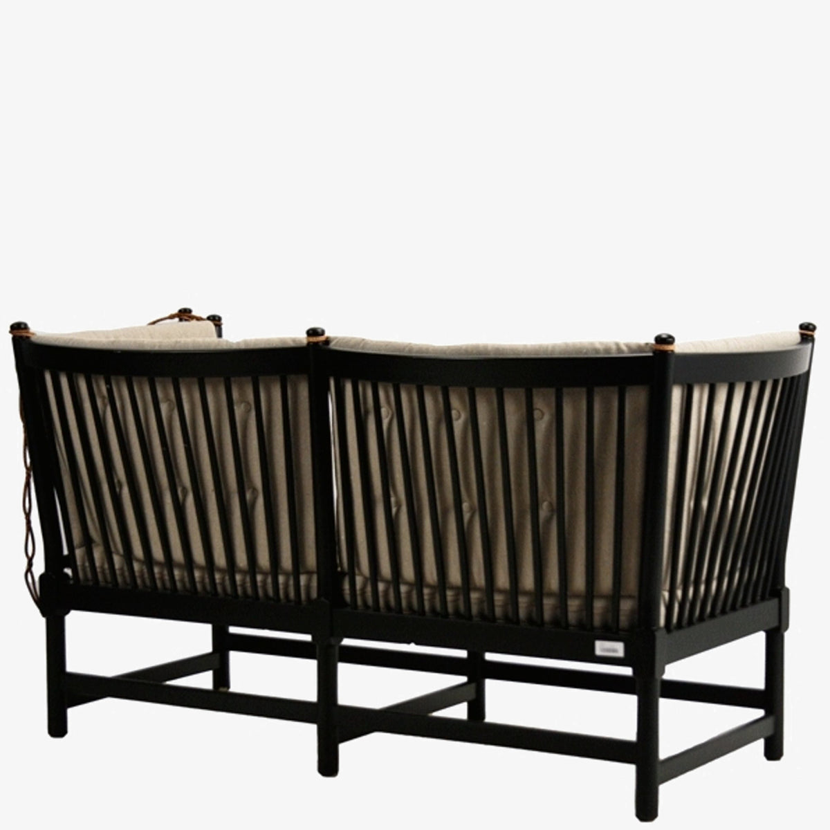 BM 1789 - Reupholstered spoke back sofa
