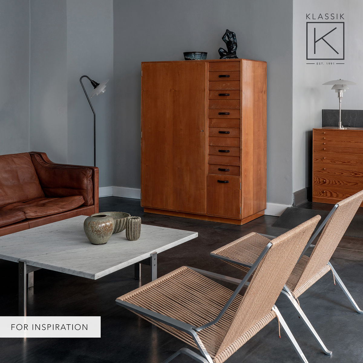 Unique wardrobe in maple