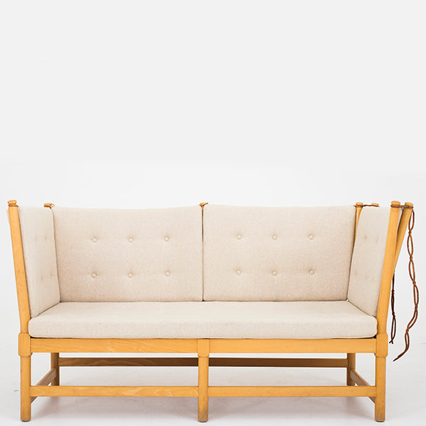 BM 1789 - Reupholstered spoke back sofa