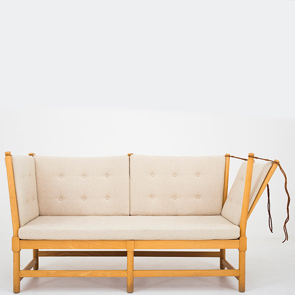 BM 1789 - Reupholstered spoke back sofa