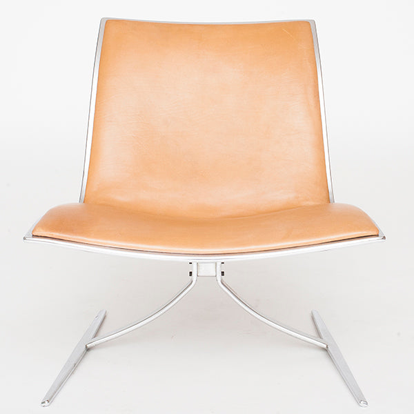 JK 710 - 'Skater Chair' in natural leather
