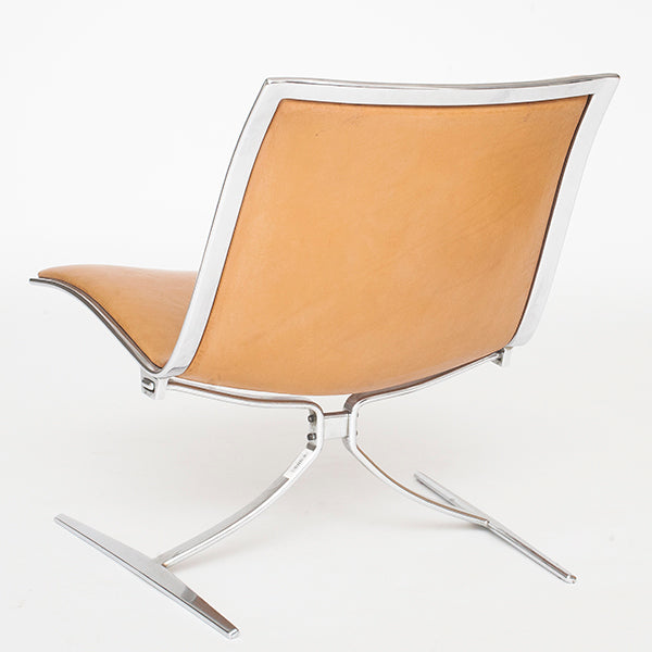 JK 710 - 'Skater Chair' in natural leather