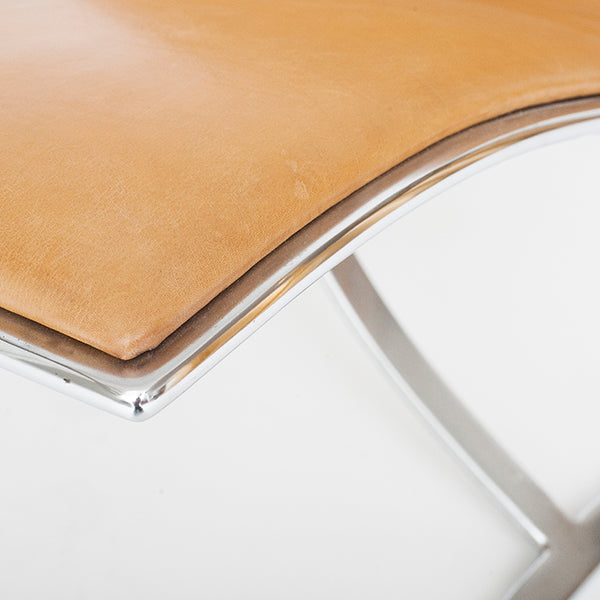 JK 710 - 'Skater Chair' in natural leather