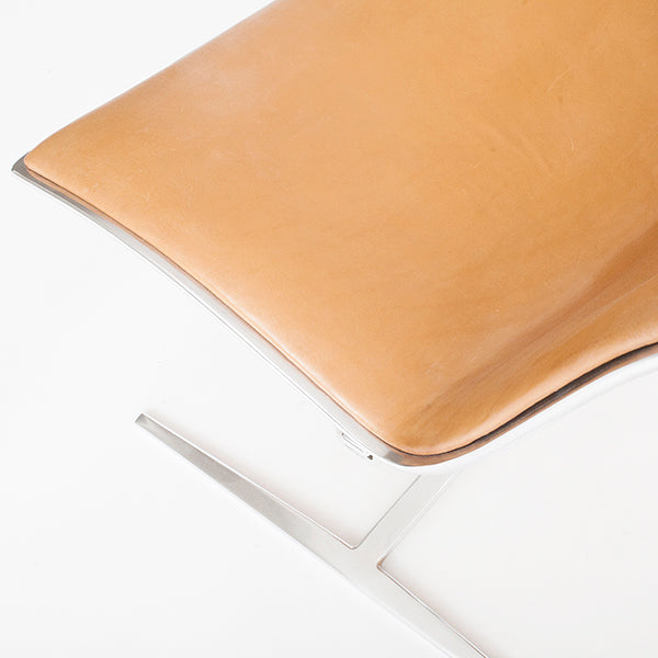 JK 710 - 'Skater Chair' in natural leather