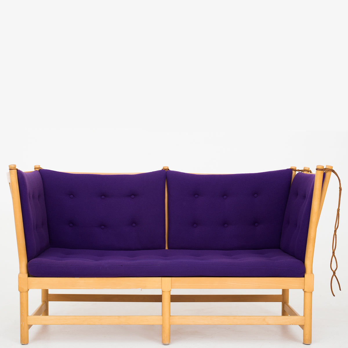 BM 1789 - Reupholstered spoke back sofa