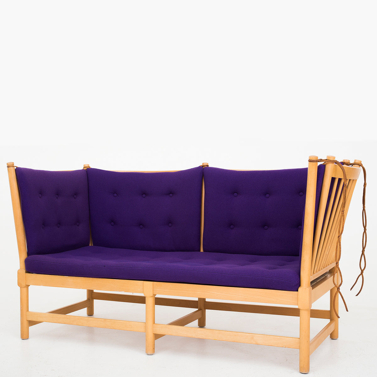 BM 1789 - Reupholstered spoke back sofa