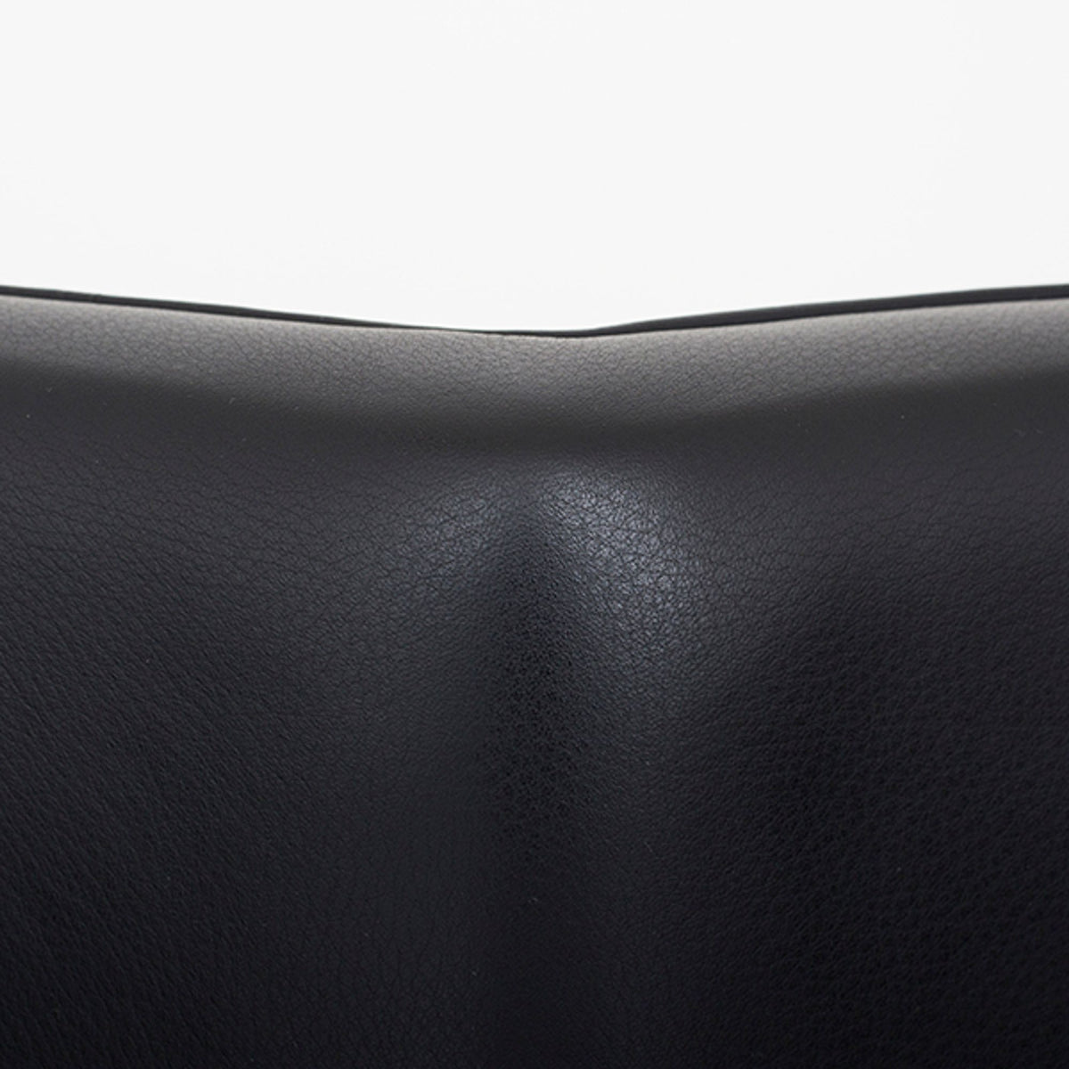BM 2214 – Reupholstered sofa in black leather