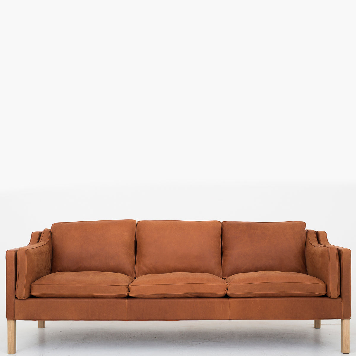BM 2213 - 3-seater sofa in Dunes Cognac