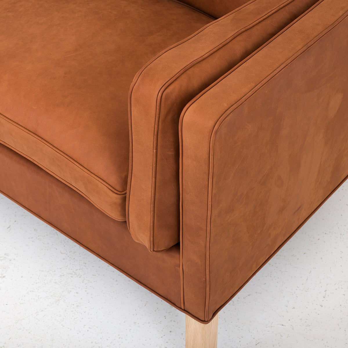 BM 2213 - 3-seater sofa in Dunes Cognac