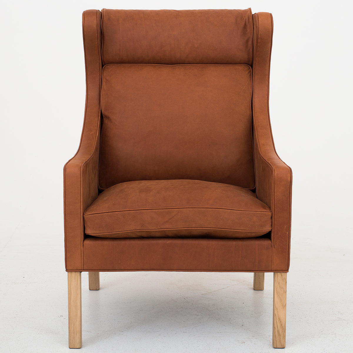 BM 2204 - 'Wing back chair' in Dunes Rust