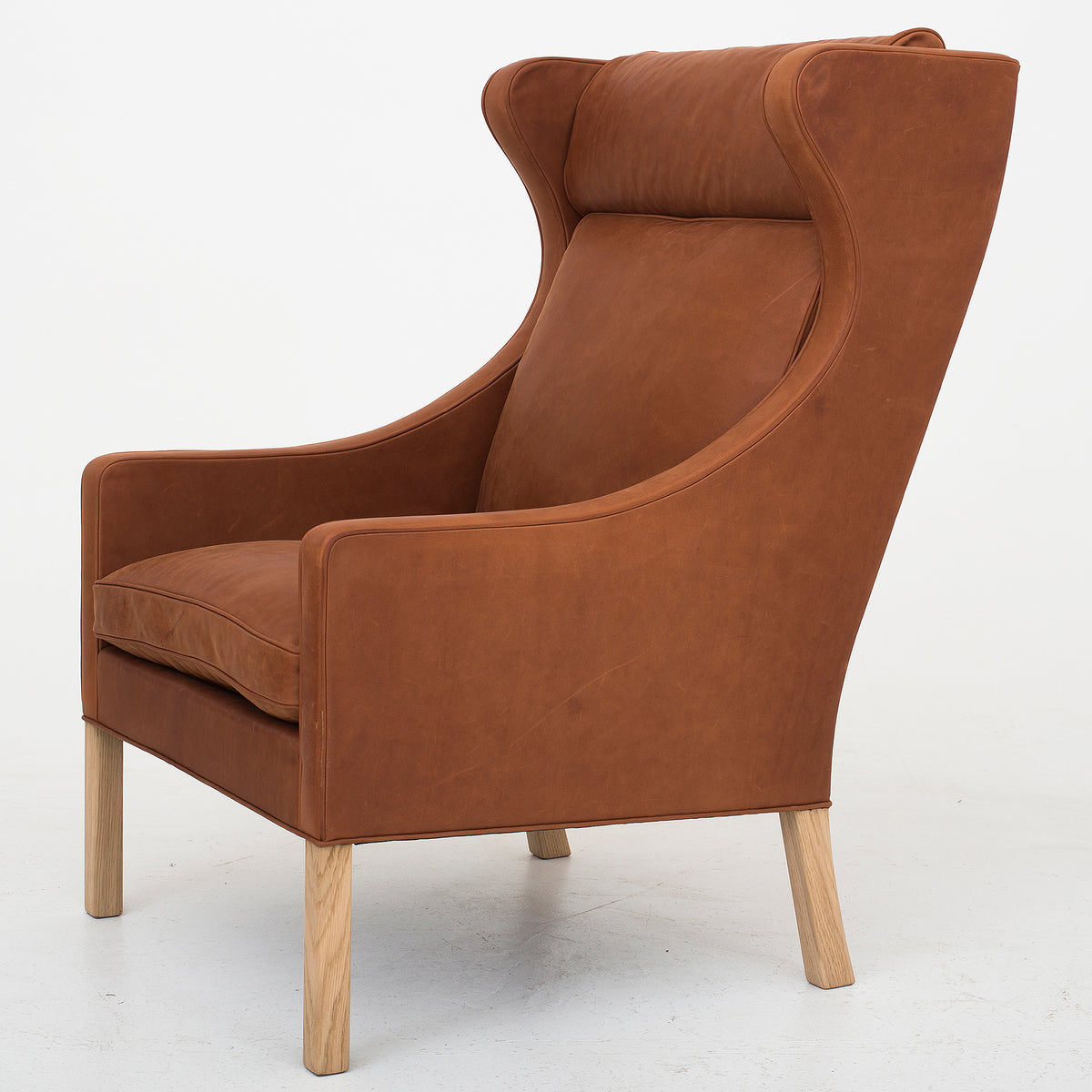 BM 2204 - 'Wing back chair' in Dunes Rust