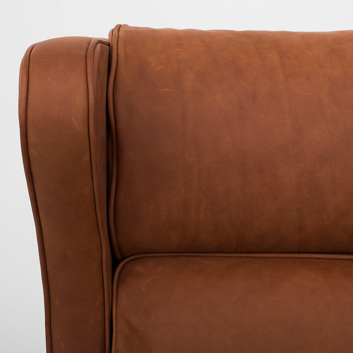 BM 2204 - 'Wing back chair' in Dunes Rust