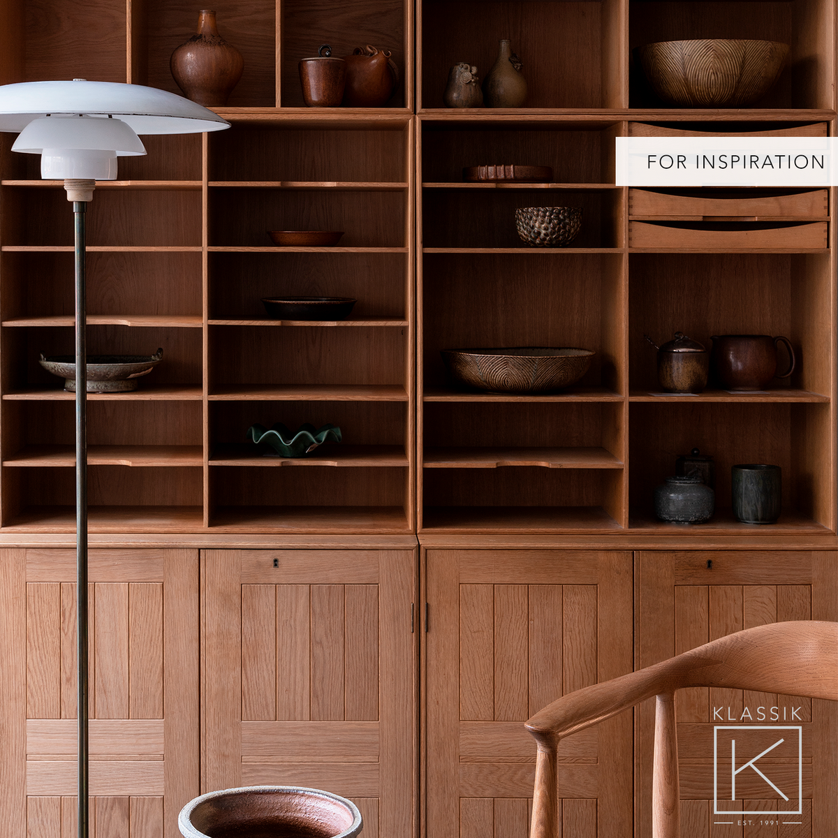 Bookcase in elm