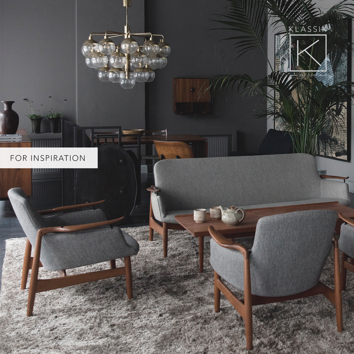 NV 53/2 - Two-seater sofa in rosewood